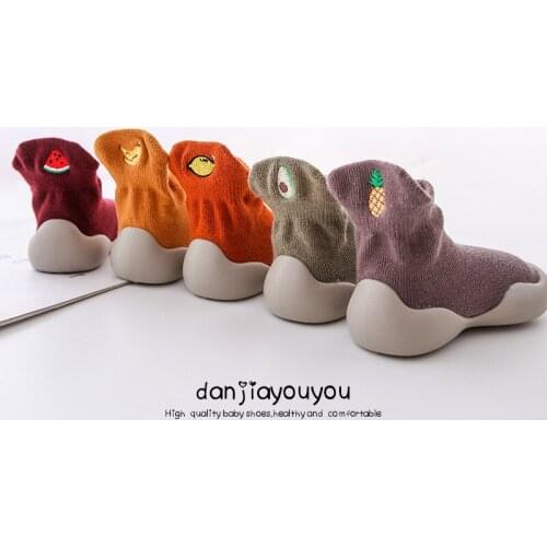 Baby Boy Shoes Baby Socks Shoes Non-slip Floor Socks Shoes Baby Girls Soft Sole Rubber Shoes Baby Toddler Cartoon Baby Shoes