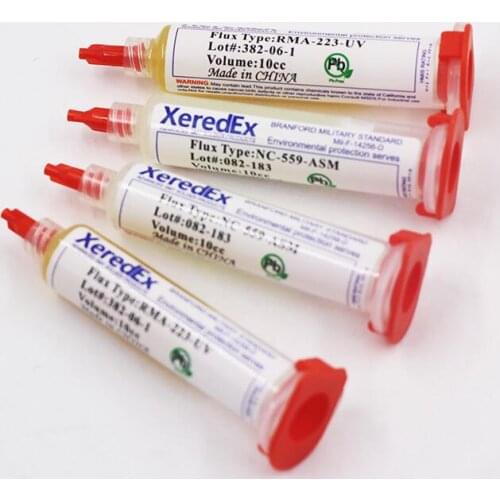 Solder Flux Paste 559 10cc NC-559-ASM-UV Flux paste lead-free solder paste solder flux + Needles soldering ooper squares