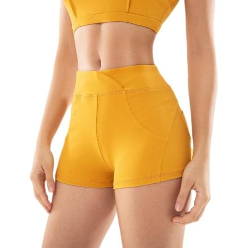 New Sexy Yoga Shorts Women Sports Wear Fitness Short Pants Skinny Female Push Up Gym Clothing Elastic Breathable Athletic Shorts