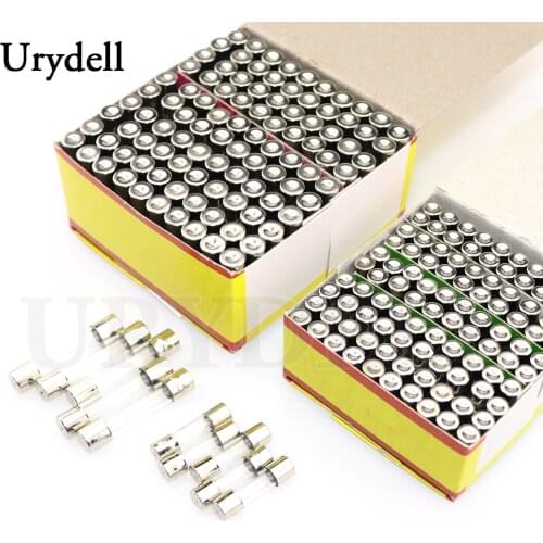 100pcs 5*20 6*30 Blow Glass Tube Fast Fuse 250V 0.1A 0.2A 0.5A 1A 2A 2.5A 3A 3.15A 4A 5A 6A 7A 8A 10A 15A 20A 30A 5x20mm 6x30mm