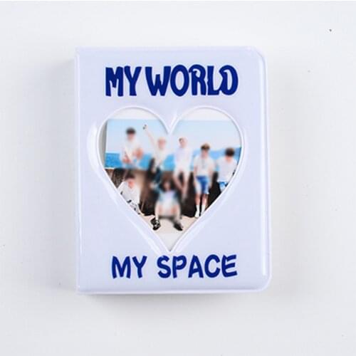 36 Photos Card Bag Photo Album Mini 3 Inches Business Card Bag Holds Photo Holder Hollow Love Model Card Holder