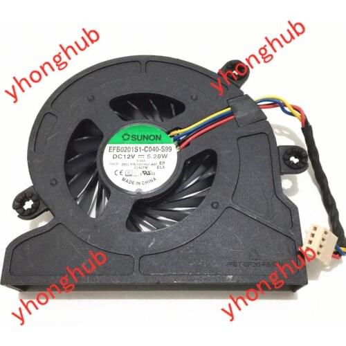 SUNON EFB0201S1-C040-S99 0WYR67 DC 12V 5.28W Server Laptop Fan