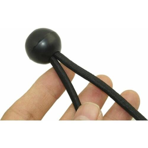 6" Heavy Duty Elastic Bungee Zipper Pull Cord Zip Slider Ends Lock Zip Puller