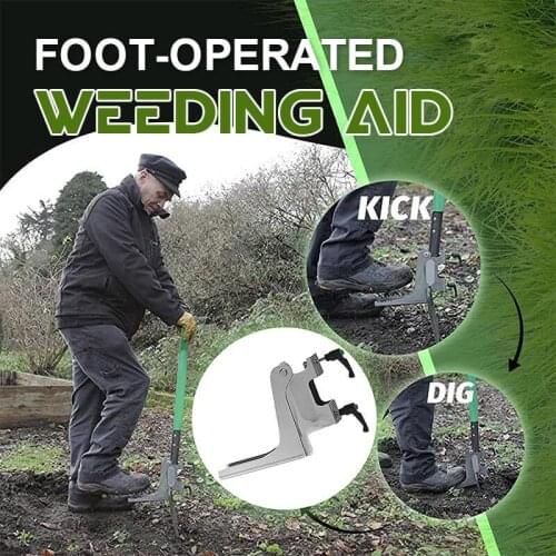 Foot Operated Weeding Aid Weeder Root Remover Puller Auxiliary Enjoy Easier Digging Planting Weeding Gardening Tool