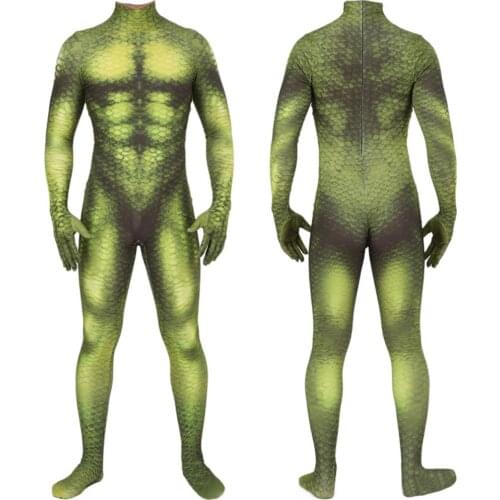 Undersuit Green Golbin Costume Superhero Cosplay Costume Spandex Lycra Zentai Jumpsuit Bodysuit Halloween Costume for Adult/kid
