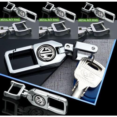 1pcs Car Logo Keyring Auto Keychain Key Trinket Automotive Goods For MG GT MG3 MG5 MG6 MG7 MG3SW MGTF MG996R HS MG90S MG995 ZR