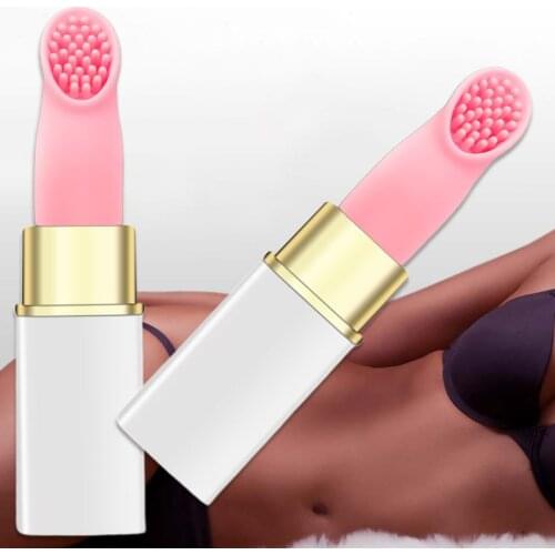 10 Frequency Lipstick G Spot Vibrator Rechargeable Massager Stimumator Adult Sex Toy for Women