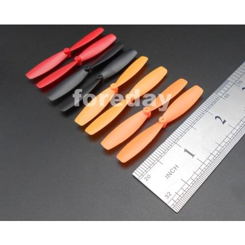 100PCS SET 60MM Four-axis Plastic Propeller Forward Reverse Clockwise Anticlockwise 2 blades 1MM 100 X 2PCS/SET(+-) * FD511-514