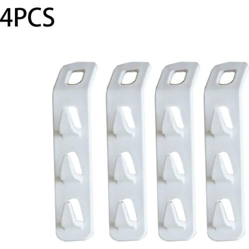 4pcs Closet Hanger Organizer Space Saving Magic Multi-Port Baby Clothes Drying Rack Storage Rack Holder Hook Plastic Coat Hanger