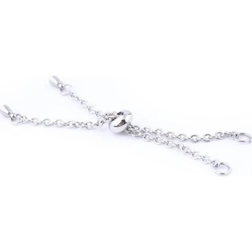 5pcs Stainless steel chain bracelets accessories diy connectors for bracelet making findings