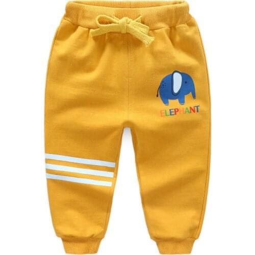 Toddler Boys Pants Kids Fall Long Trousers 2021 New Styles Children Clothing New Boy Sports Spring Clothes Cotton Comfortable
