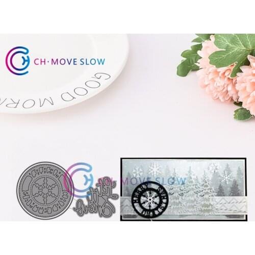 CH Let it snow Metal cutting dies stencils Greeting Card Decoration DIY Scrapbooking Scrapbook Paper Photo Album