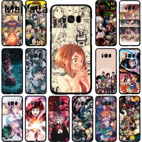 Maiyaca My Hero Boku No Academia Deku Bakugou Phone Case for Samsung Galaxy S20 S5 S10Plus S10E S6 S7 S8 S9 Plus S10lite