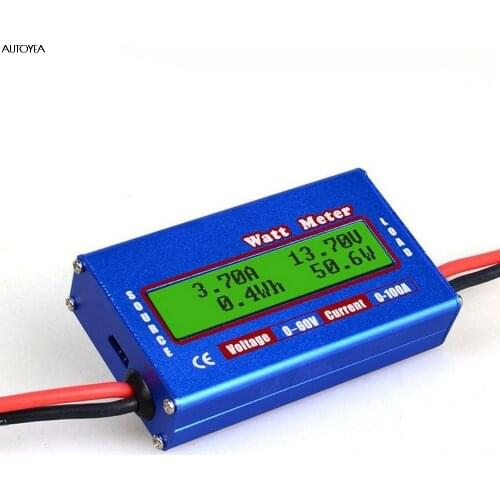 RC 100/150/200A Watt Meter And Power Analyzer W/ Backlight LCD High Precision Electric Analyzer Digital Wattmeter
