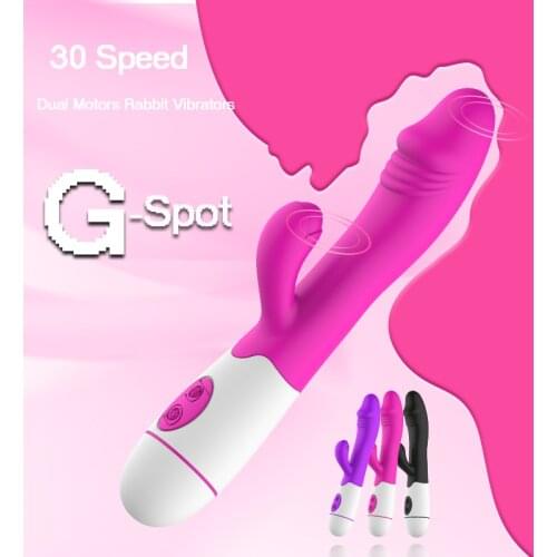 30 Speeds Vibration Rabbit Vibrator Dildo for Women G-Spot Vagina Clitoral stimulation Sex Toys For Adult Couples Masturbator