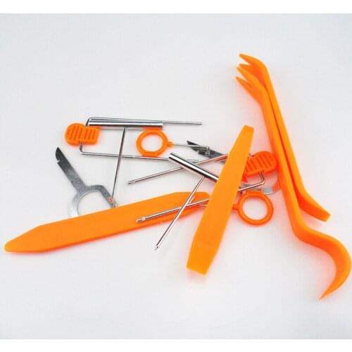 12pcs / set Car Pry Tool Disassembly Tool for fiat 500 stilo ducato palio bravo doblo grande punto linea freemont panda Strada