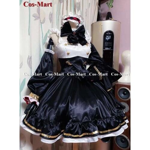 Anime Vtuber Mori Calliope Cosplay Costume Gorgeous Sweet Maid Uniform Full Set Activity Party Role Play Clothing Custom-Make