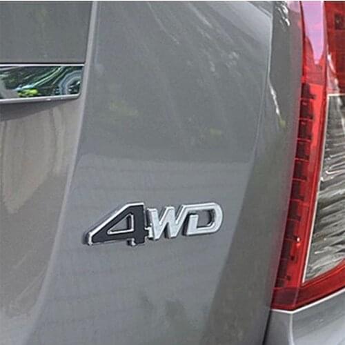 3D 4WD 4x4 Metal Sticker For Lifan x60 Chevrolet Cruze Captiva Lacetti Trax Sail Subaru Forester XV Impreza Legacy Accessories