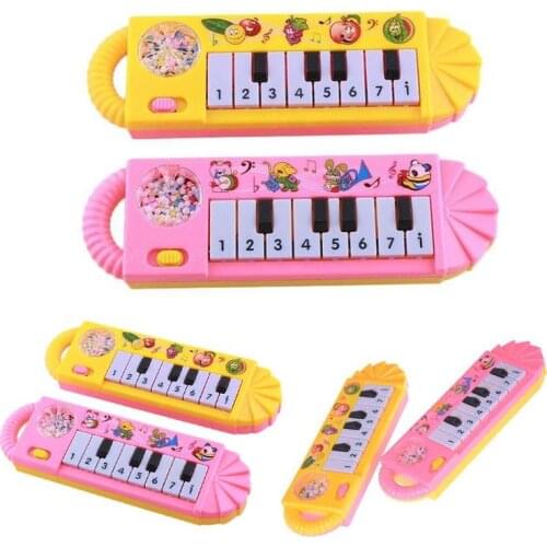 Fashion Childrens Mini Electronic Organ Plastic Kids Musical Piano Early Educational Toy Instrument Gift