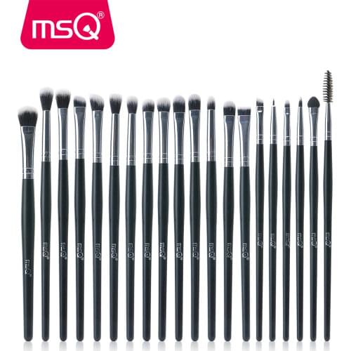 MSQ 20pcs/Lot Professional Eye Shadow Foundation Eyebrow Lip Brush Makeup Brushes Cosmetic Tool Blending Make Up Eye Brushes Set