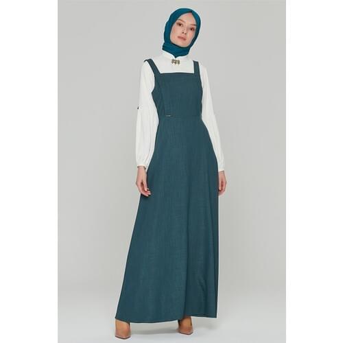 Muslim Women 'S Suit Petrol Stylish and Elegant
