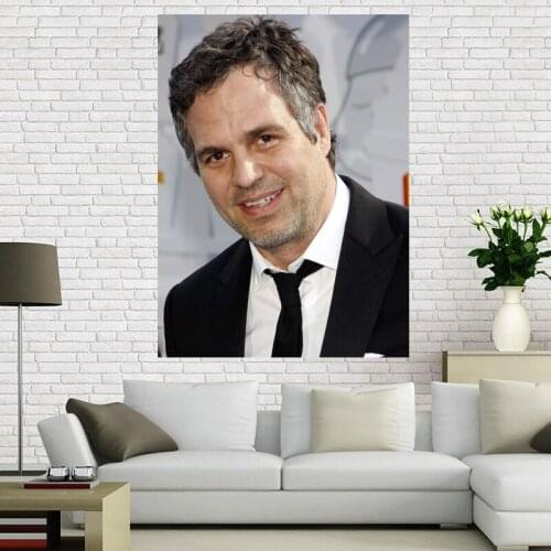 New Arrival Mark Alan Ruffalo Poster Canvas Fabric Home Decoration Bright Color Print Bedroom Wall Poster Modern Pop A12.2