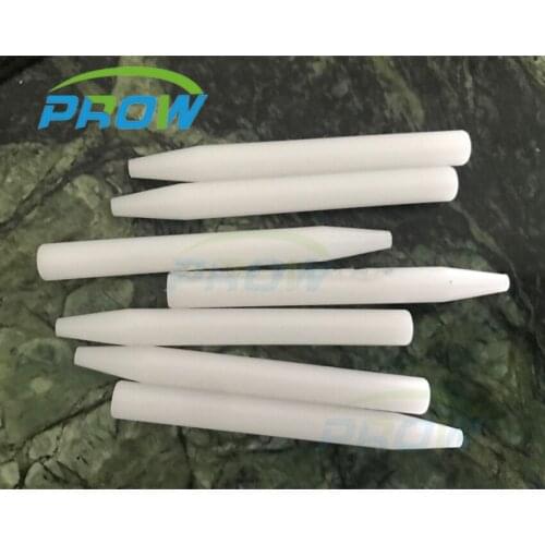 Prow 6*60mm 6 60 mm white pointed stick POM rod polyformaldehyde plastic rods Internal thread M3