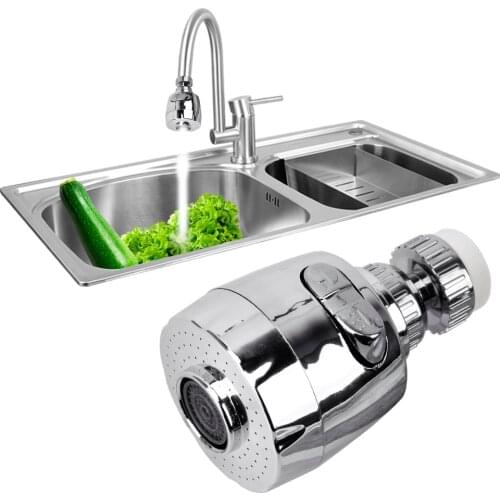Boost Bubbler Splash-Proof Tap Kitchen Bathroom Faucet High Pressure Nozzle Universal Extended Water Saver