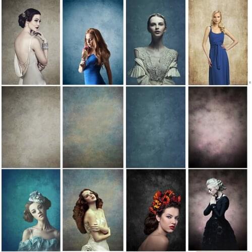 SHENGYONGBAO Vintage Gradient Photography Backdrops Props Brick Wall Wooden Floor Baby Portrait Photo Backgrounds 210125MB-52