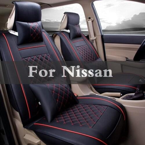Nice High Quality Auto General Mat Leather Car Seat Cover Cushion Sets For Nissan Bluebird Sylphy Cedric Cima Crew Dualis Juke