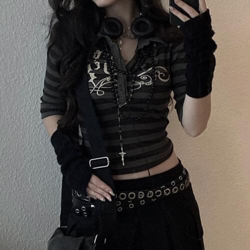 Женские полосатые футболки WeiYao China At AliExpress