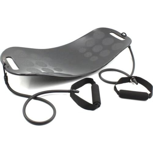 Yoga balance board fitness equipment supporting pull rope sliding board non-slip sports board