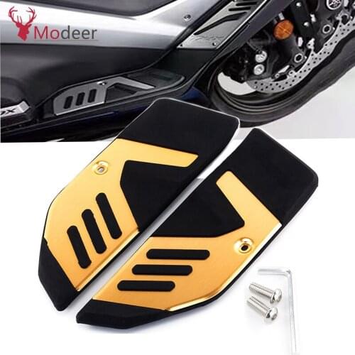 Rear Motorcycle T MAX Footrest Foot Pads Pedal Plate Pedals For Yamaha TMAX 530 SX DX TMAX530 2017 2018 2019 2020 Accessories