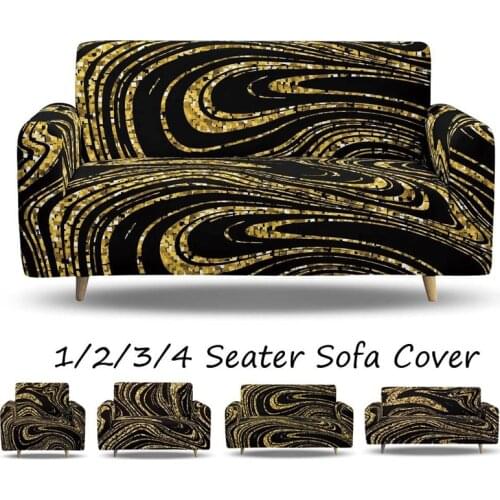 3D Digital Printing Slipcovers All Season Universal All-inclusive Couch Covers for Living Room Soft Smooth Sectional Sofa Cover