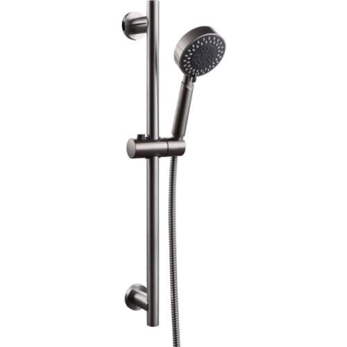 Bathroom 3-Function Hand Shower Head with Brushed SUS 304 Stainless Steel Adjustable Slide Bar