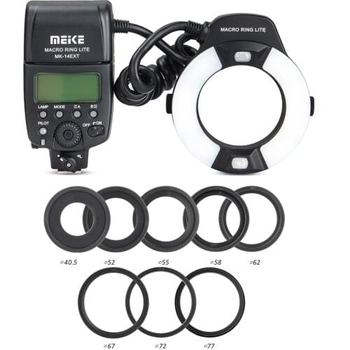 Meike MK-14EXT MK-14-EXT ITTL Macro TTL ring flash AF assist lamp Speedlite For Nikon Camera