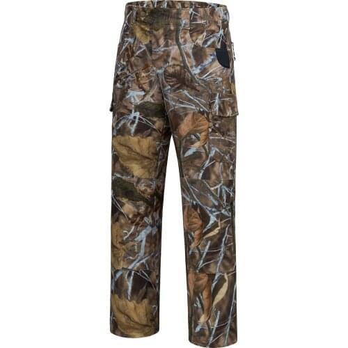 Bassdash Invis Men’s Stretch Camouflage Hunting Pants Water Resistant Camo Tactical Pants