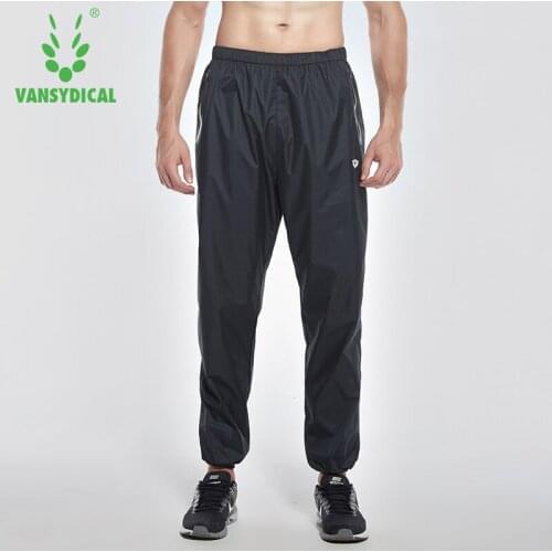 Vansydical Sweat Autumn And Winter Mens Running Pants Sweat Fitness Waist Trousers Training Sweat Pants For Men