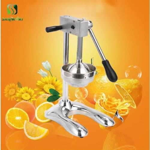Stainless steel citrus juicer orange juicer machine manual lemon juicer Commercial hand press juicer Fruit processing machine