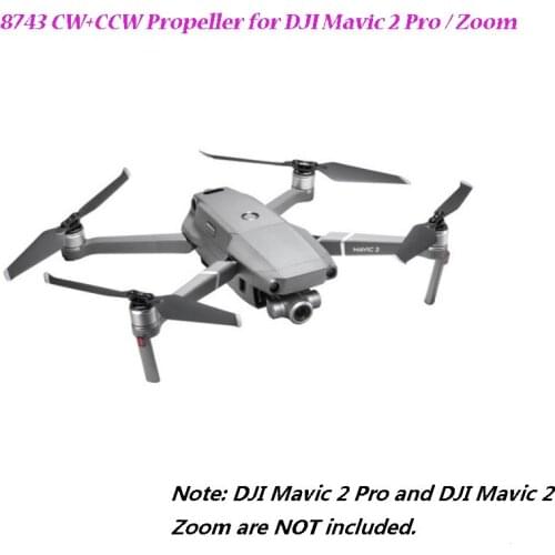 New!!! 2 Pairs 8743 CW+CCW DJI Mavic 2 Pro Zoom Propeller 8743 Low-Noise Propellers Quick-Release Drone Blade Prop Accessories