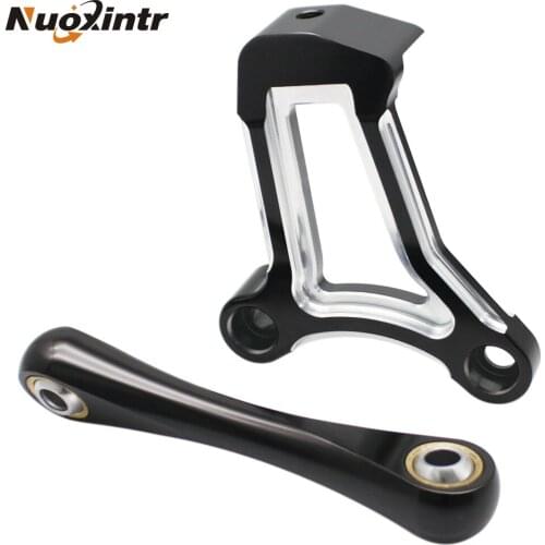 Nuoxintr Motorcycle Cut Front Engine Mount Bracket Stabilizer Link For Harley Touring Street Glide Road King FLHX FLHR 2009-2016