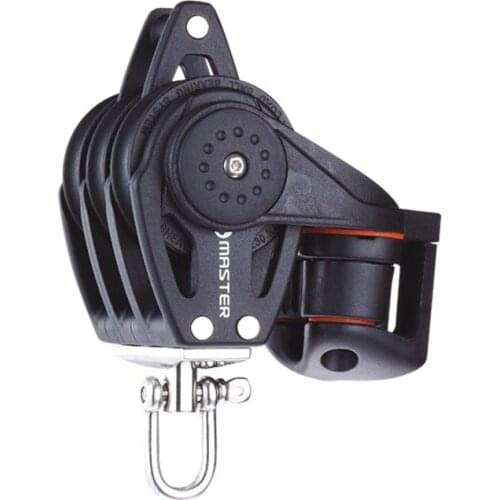 Sailboat Hardware 40mm 1 9/16" Triple Swivel Shackle Angle Fairlead Cleat Becket Block Master BB-0413FE