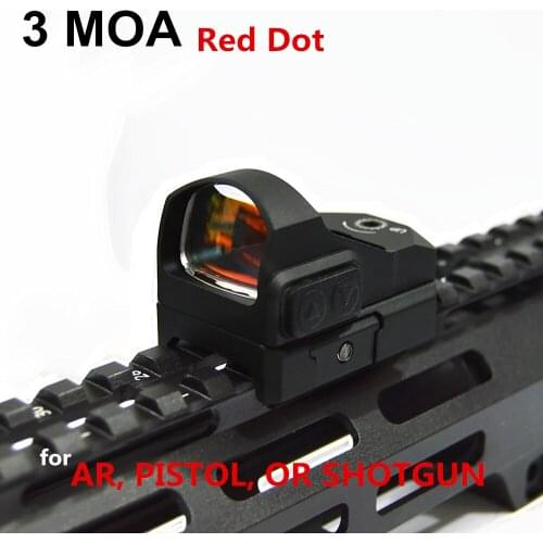 Hunting Optics Red Dot Rifle Scope 20mm Rail Tactical Airsoft Scope Hunting Reflex for AR15 M4 M16