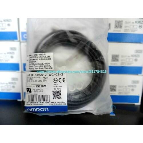 Omron original new Proximity switch E2E-C04S12-WC-C1 E2E-C04S12-WC-B1 E2E-S05S12-WC-C1 E2E-S05S12-WC-B1