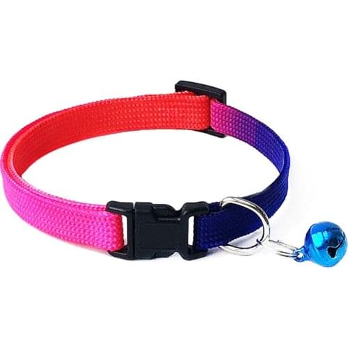 Breakaway Cat Collar with Bell, Mixed Colors Cat Collars - Ideal Size Pet Collars for Cats or Small Dogs