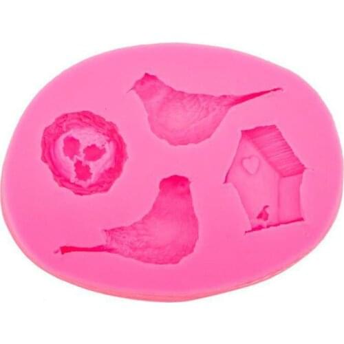 Silicone Cake Mold Bird Egg Nest Shaped Chocolate Mould Cake Candy Mold Silicone Bakeware Cupcake Cake Decorating Tools