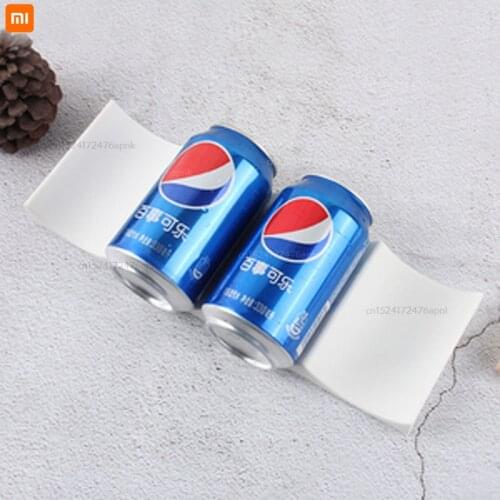 Xiaomi mijia red wine bottle rack silicone stack high box canned refrigerator pad drink rack large shelf smart storage