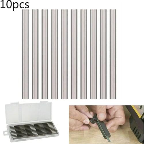 FOXBC 82mm Planer Blades Knives for DeWalt Metabo Makita Woodworking Power Tools Accessories 3-1/4" 10PCS