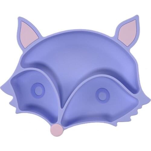 Toddler Bowl Children Dish Suction Cup Bottom Anti-slip Silicone Training Feeding Plate Kids Feeding Tray