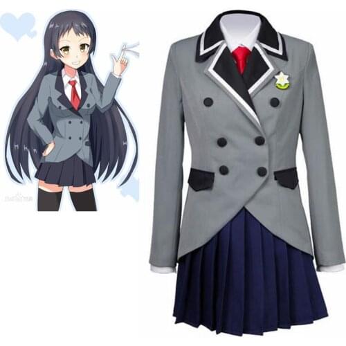 High-Q Unisex Anime Cos Shimoneta to Iu Gainen ga Sonzai Shinai Taikutsu na Sekai SOX Kajo Ayame Uniform suit Cosplay Costumes